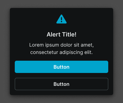 Alert variant example image