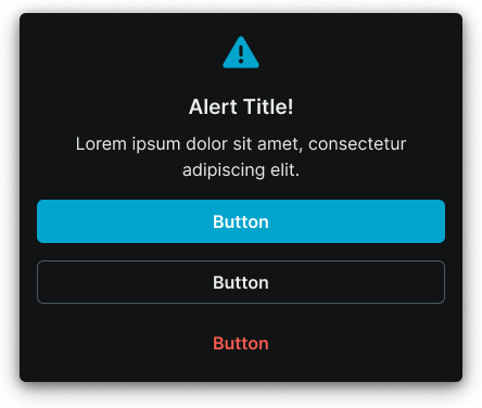 Alert variant example image