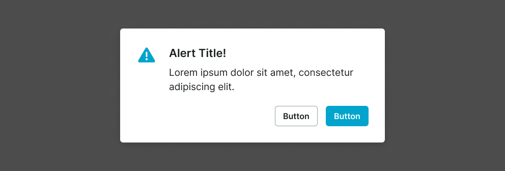 Alert variant example image