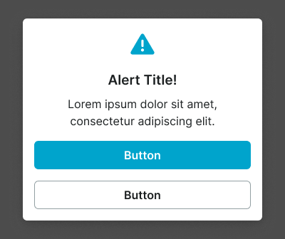 Alert variant example image
