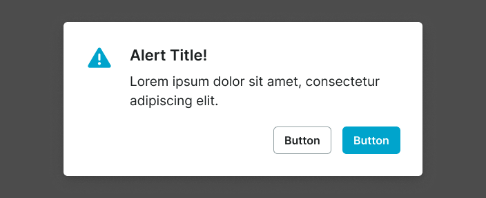 Alert screen specs