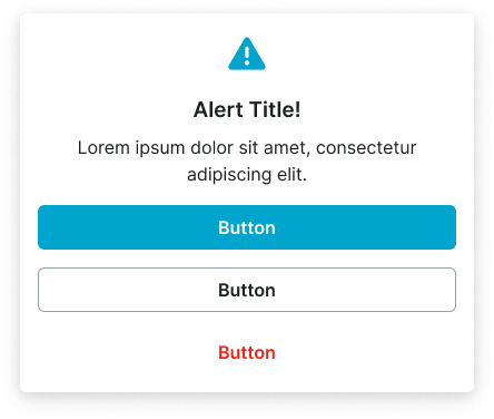 Alert variant example image