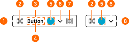 Outline Button example image