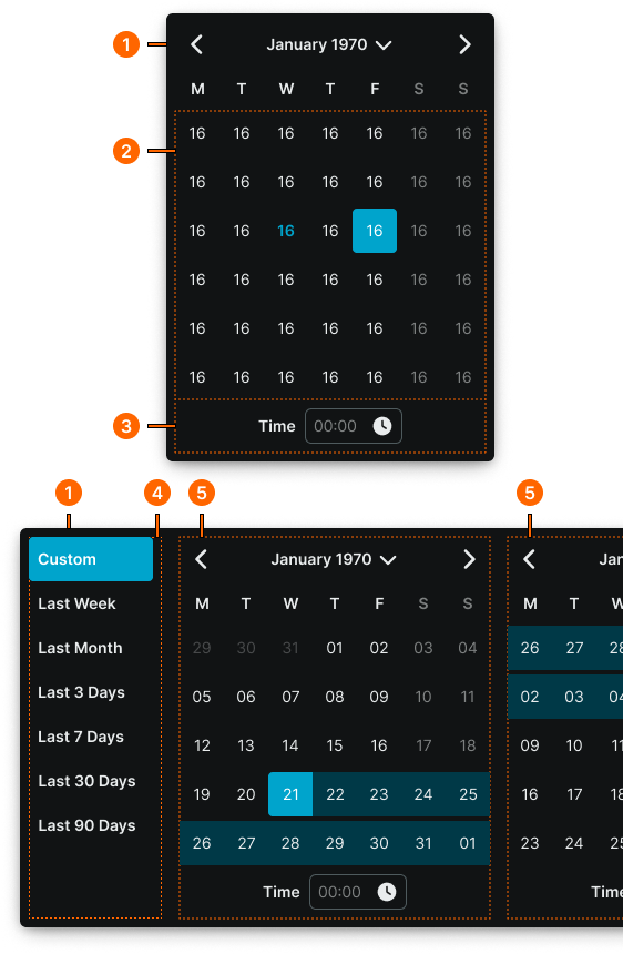 Date Picker example image