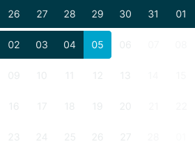 Date Picker variant example image
