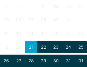 Date Picker variant example image
