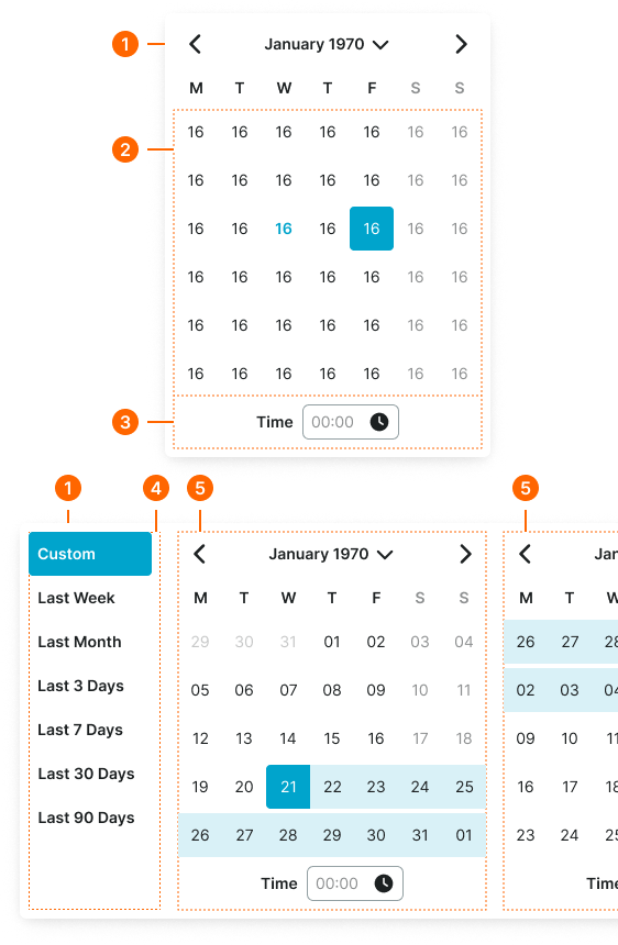 Date Picker example image