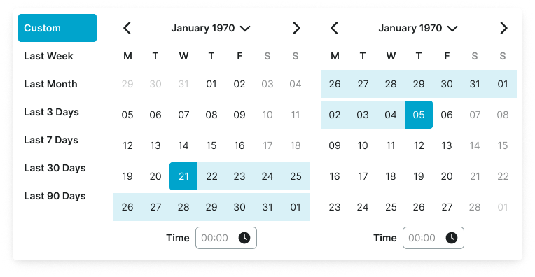 Date Picker variant example image