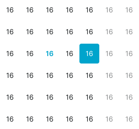 Date Picker variant example image