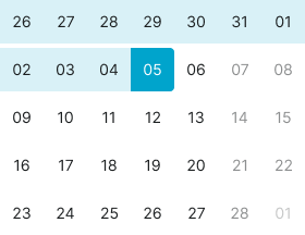 Date Picker variant example image
