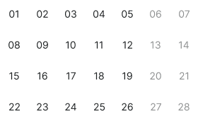 Date Picker variant example image