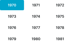 Date Picker variant example image