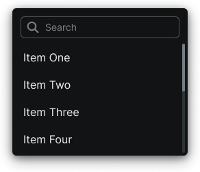 Dropdown variant example image
