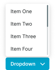 Dropdown variant example image