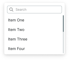 Dropdown variant example image