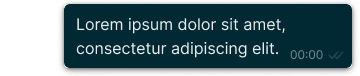 Message variant example image