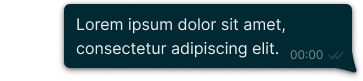 Message variant example image