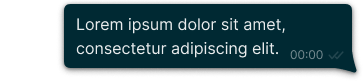 Message variant example image