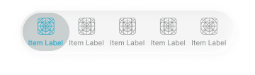 Mobile Nav Bottom variant example image