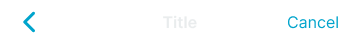 Mobile Nav Top example image