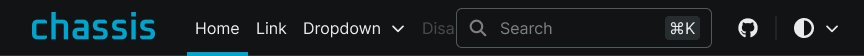 Navbar example image