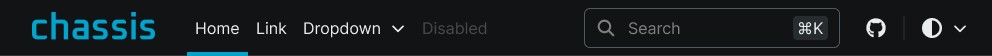 Navbar variant example image
