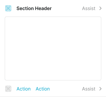 Section variant example image