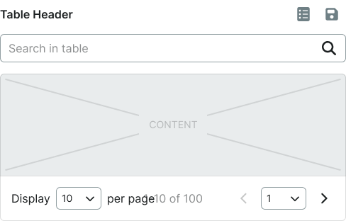 Table variant example image