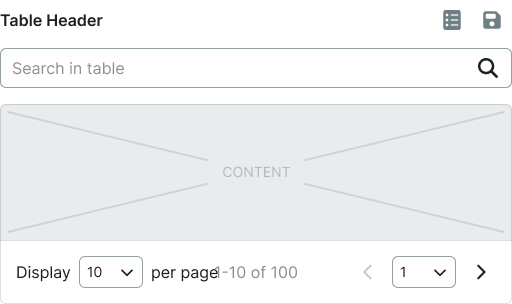 Table example image